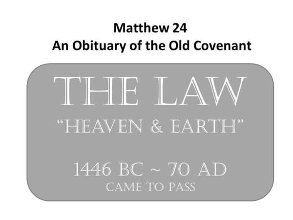 Obituary of the Old Covenant